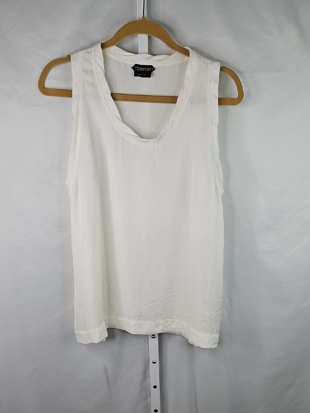 Tom Ford Women's White Acetate Tan Tank Size 36